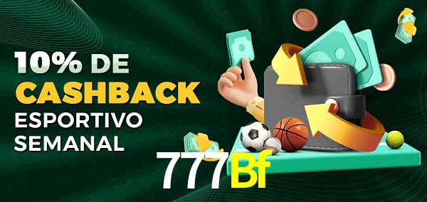 10% de bônus de cashback na 777Bf